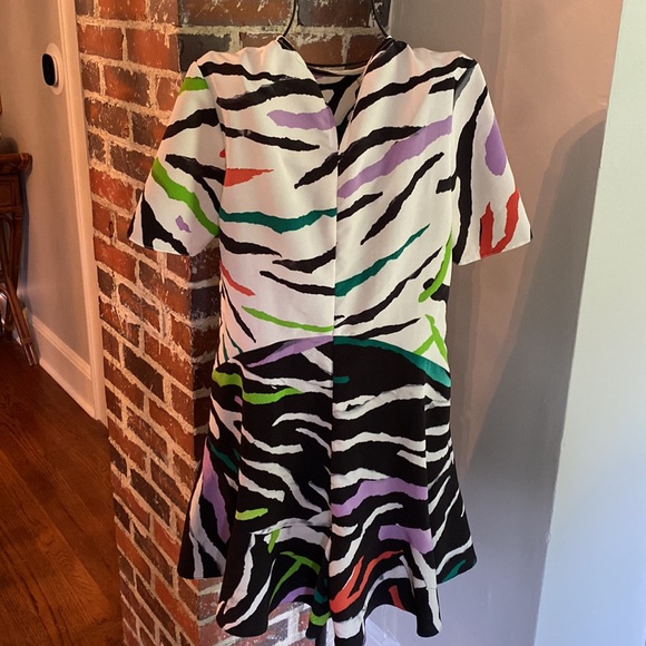 ASOS zebra print short sleeve dress - Picture 3 of 6